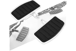 HCmotorku Repose-pieds réglables pour moto Harley Dyna Touring Sportster XL 883 1200 Chrome