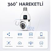 WiFi G&uuml;venlik Kamerası 1080P Full HD Ampul Tipi &Ccedil;ift Kameralı PTZ