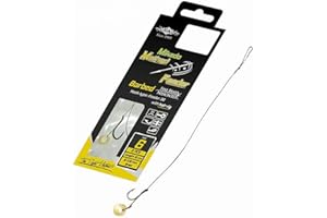 MIKADO CARP 8 x Mikado Method Feeder 702" Haken Rig `s mit Pellet-/Bait Band und geflochtener Schnur in den Größen 4 bis 16 erhältlich