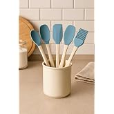 CKM silikon 5li Silikon Spatula Kaşık Fır&ccedil;a Seti Mutfak Gere&ccedil;leri Set Turkuaz