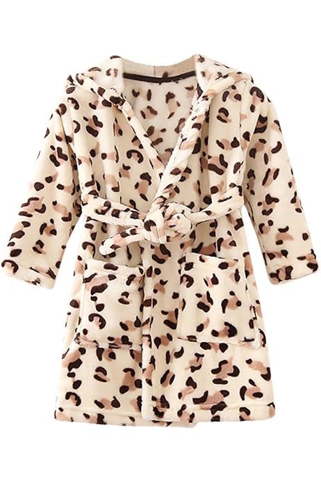 Accappatoio Bambino Flanella Unisex Con Cappuccio - Pigiama Morbido Per Bambini E Ragazzi - Foto 6