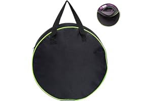 Jetisva EV Charging Cable Bag 40cm,Waterproof Car Tidy Storage Bag with Double Handle,Large Hose Zip Bag,Electric Hook Up Cable Carry Bag for Caravan Campervan Motorhome Van Storage