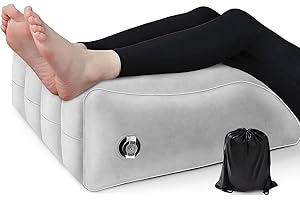 DASGUTES Venenkissen Beinhochlagerungskissen - Aufblasbares Keilkissen Beinkissen zum Schlafen Aufblasbare Bettkeil Kissen für Beine, Verbesserung der Durchblutung und Verringerung von Schwellungen
