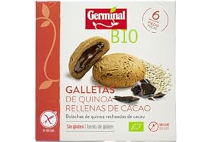 GERMINAL Galletas Quinoa rellenas de Cacao BIO Sin Gluten - 200g