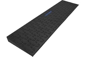 LIEKUMM Rubber Threshold Ramp 4 cm Height, 650 kg Capacity Wheelchair Ramps for Doorways, Non-Slip Ramps for Mobility Scooters, Motorcycles, Doorways, Steps, Kerbs, Polaris Pattern Design