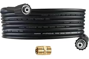 8 m högtryckstvätt förlängningsslang, M22 x 14 mm högtryckstvätt slang 240 bar högtrycksreservslang kompatibel med Kärcher st