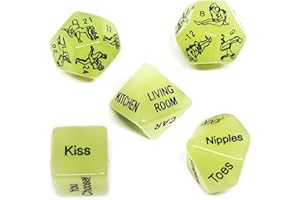 DYNLAB Romantici E Interessanti Accessori Per Giochi Di Dadi Che Si Illuminano Al Buio, Una Varietà Di Regali A Sorpresa Per Le Feste