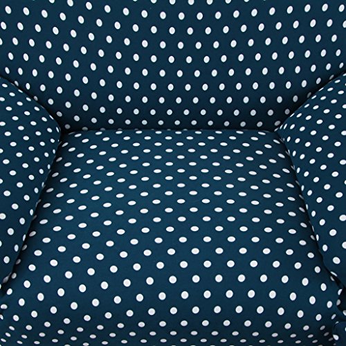 MagiDeal 1-Sitz / 3-Sitzer Modern Stretch Sofabezüge Sofahusse Couch Sofa Husse Wohnzimmer Haus Dekoration , Farben und Größe Auswählbar – Punkt Leben , 190-230cm - 4