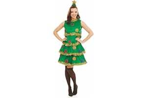 Fun Shack Disfraz Arbol Navidad Mujer, Disfraz Arbol Navidad Adulto, Disfraz Árbol Navidad Mujer, Disfraces De Arbol De Navidad Mujer, Vestido Arbol Navidad Mujer, Disfraz Navidad Mujer Talla S,M,L