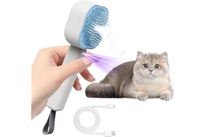 SONGSIER Cepillo para Gatos con Vapor, Cepillo de Vapor 4 en 1 para Gatos, Cepillo de Vapor para el Cuidado de Gatos y Perros, Limpia el Pelo de Las Mascotas del Cepillo