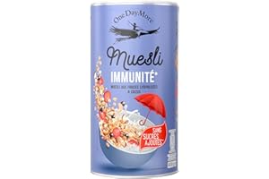 Muesli OneDayMore 400g (Muesli Immunité 400g OneDayMore) Muesli riche en protéines& fibres Idéal pour bien démarrer votre journée!