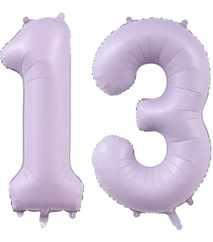 Ballons Décoration 13 Ans Anniversaire Violet Décoration 13