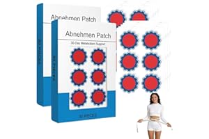 60 Stück Abnehmpflaster MetabalancePatch, Kosmetisches Körperpflege Patch, Hautfreundliches Pflegepflaster zur äußeren Anwendung, für Alle Körpertypen, Vorteilspack mit 60 Pflastern