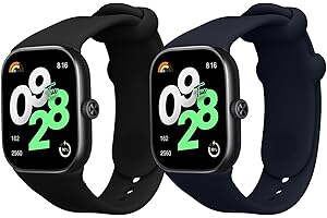 kwmobile 2 x sportowa bransoletka kompatybilna z Xiaomi Redmi Watch 4 – zestaw bransoletek fitness z silikonu TPU