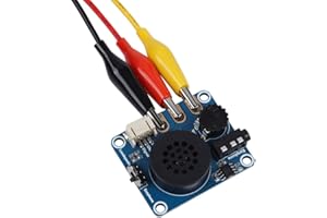 Tonysa Lautsprechermodul Erweiterungskarte,Speaker Module Expansion Board für Micro: Bit Grafikroutinen/Python Routinen usw. mit Onboard NS8002 Chip/Kopfhörerausgang,Kompatibel