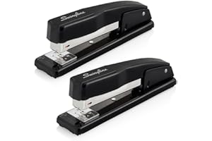 Swingline Agrafeuse commerciale, capacité de 20 feuilles, sans bourrage, métal, lot de 2, noir (44401AZ)