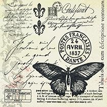 Lot 20 Serviettes Serviettes Papier Fleur 2 Plis 33x33cm - Lot De 20, Biodégradable, Fêtes Serviette Fete Des Meres