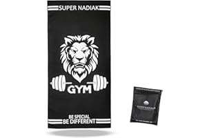 super NADIAK® Telo Palestra Microfibra Ultra Assorbente - Asciugamano Fitness Leggero per Allenamento, Uomo e Donna, Accessori Sportivi