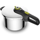 Tefal Secure 5 Neo 6L Pressure Cooker | Stainless steel, Pressure cooking, 2 programs, 5-point safety system, Suitable for al