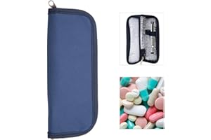 Yunxwd Insulin Kühltasche, Tragbare EVA-Insulinpackung für Insulin Pen Kühltasche Insulin Tasche für Diabetes Spritzen,Insulininjektion und Medikamente (Tiefblau)