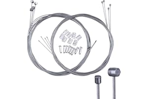 PUDIMAN JPudinor Câble de Frein Vélo VTT Câble de Vitesse Remplacement et Ensemble de Serrures à Câble pour Vélo de Montagne