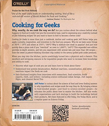 Book's Cover of Cooking for Geeks, 2e