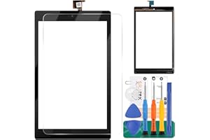 SRJTEK Für Amazon Kindle Fire HD8 8. Generation 2018 Touchscreen HD 8 8. Generation Digitizer Sensor L5S83A Touchscreen Panel Glas Ersatzteile (ohne LCD)