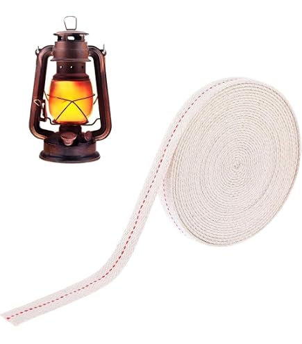 NKlaus Stoppino In Cotone Per Lampade A Olio – 3 Metri, Diametro 1,0 Mm, Combustione Lenta E Uniforme