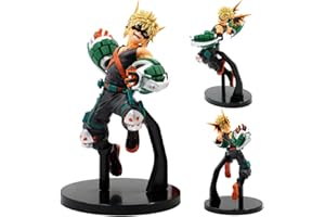 FISAPBXC My Hero Academy Charakter Modell,Anime Statue Character Model,My Hero AcademyLuffy Figuren,PVC Actionfigur Statue,Collectible Gift Desktop Dekoration for My Hero Academy Fans 19CM -A