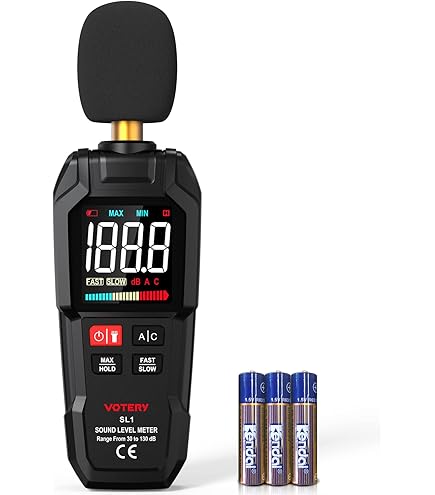 Fonometro TopTes TS-501A - Misuratore Decibel 30-130 DB, Schermo LCD, Per Casa E Fabbrica - Foto 8