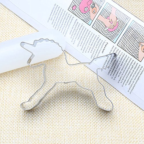 Edelstahl Keks Ausstecher Non Stick Ausstechformen Tortendeko Einhorn 8.5 x 5.8 x 2cm - 4