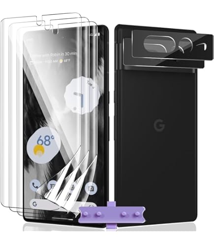 LK Verre Trempé Compatible Avec Google Pixel 10, 2PCS Vitre Protection Ecran Et 2PCS Caméra Arrière Protecteur Avec Cadre D'Installtion(Anti-Rayure,sans Bulles D'Air,9H Dureté,Ultra Clair