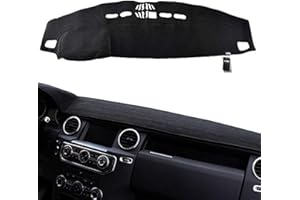 XUKEY Tappetino per cruscotto auto,per LR3 LR4 DISCOVERY 3 4 Sport,tappetini antiscivolo,anti-UV,protezione solare,antipolvere,accessori per cruscotto