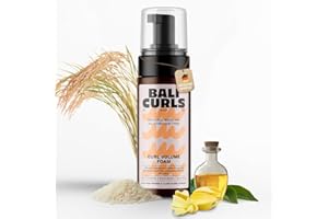 BALI CURLS BY HANK GE BALI CURLS Curl Volume Foam – pianka do stylizacji z białkami roślinnymi dla objętości i utrzymania – pianka do loków do określonych fal – nadaje się do wegańskiej i kręconej metody – bez silikonów