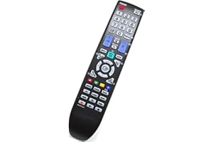 VINABTY BN59-01012A Télécommande TV Compatible Samsung LE32C450E1W LE32C450E1WXXU PS42C430 PS42C430A1 PS42C430A1W PS42C450 PS42C450B PS42C450B1W PS50C430 PS50C430A1 LE26C450 PS42C450 PS50C450