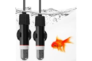 DNSHAN 2PCS USB Aquarium Heater, 10 W Mini Aquarium Heating Rod with Thermostat, Thermostat Aquarium Turtle Heater, Submersible Heater Thermostat for Fish and Turtle Tank