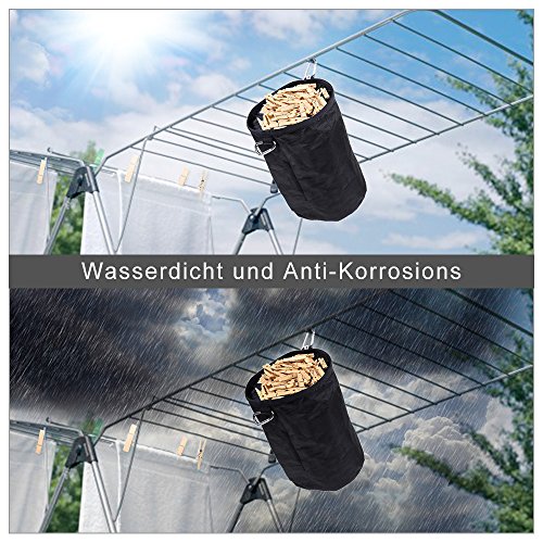 Rovtop Wäscheklammerbeutel mit 2 Hängehaken - 5