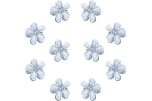 CRETVESTSAR 16Pcs Small Flower Hair Clips, Mini Hair Clips, Baby Hair Clips, Cute Flower Claw Clips, Flower Hair Accessories For Women Girls Baby Wedding Birthday Party Girls Photograph Daily