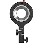 SMALLRIG Adapter Ring Bowens Mount Softbox for RC 60B COB - 4476 | Compatible with Standard Bowens Mounting Accessories, Load