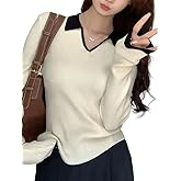 TRAQUILA Women's Polo Collar Beige Top T-Shirt | Soft and Stretchable Lycra top with Long Sleeves | Casual and Semi-Formal we