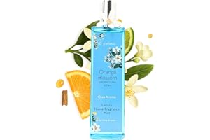 Di Palomo Orange Blossom Luxury Home Fragrance Mist 100ml. Air Fresheners for Home & Fabric Spray. Enjoy Fragrance in Every Room Spray. Air Freshener Room Spray for Home. Glass Bottle for Home Decor.