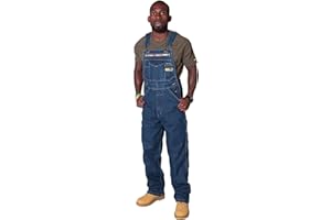 SCYDAO Mentes para hombre Denim BIB Overgs Dungarees Monos Straps ajustables Múltiples bolsillos