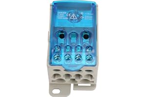 TYENAZA Boîte De Jonction, UKK-400A Bornier rail din, Bornier Electrique, Borniers de repartition, Boîte de Distribution, Bloc De Jonction Electrique Din, Pour Armoires De Distributio armoires haute tension