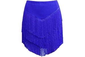 YM YOUMU Donna Nappe Gonna Latina Tango Rumba Dancewear Sala da Ballo con Pantaloncini