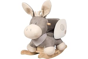 Nattou Cappuccino, Das Schaukeltier Des Esels, 10 bis 36 Monate, 60 x 36 x 50 cm, Cappuccino, Beige, 211505