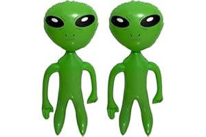 DOZER Confezione da 2 alieni gonfiabili 64 cm, colore verde