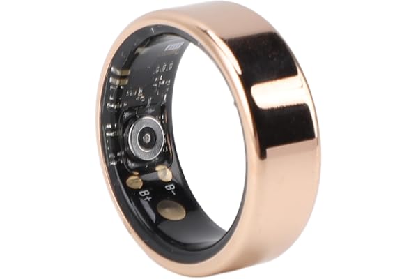 Smart Health Ring - Elegant Design i Rostfritt Stål, Fitness Tracker, Kompatibel med IOS och Smart Health App (7)