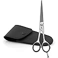 Pamara premium extra sharp hairdressing scissors with case - sharp and precise cut; perfect haircuts for men and women