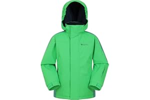 Mountain Warehouse Chaqueta para la Nieve Raptor para niños - Abrigo de Invierno Impermeable a la Nieve, Abrigo con Forro Polar para niños, faldón antinieve Integrado