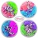 Produktbild SWZY Fluffy Cloud Slime Bunte Mischen Zuckerwatte Slime 60ML Duft Stress Relief DIY Clay Spielzeug für Kinder Erwachsene, 4 Pack